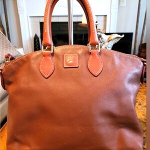 Dooney & Bourke Brown Leather Tote Bag